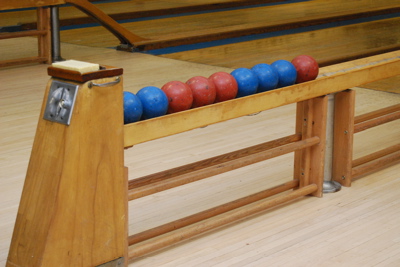 Bowling Balls at The Bowling Bowl in Brunswick, Maine